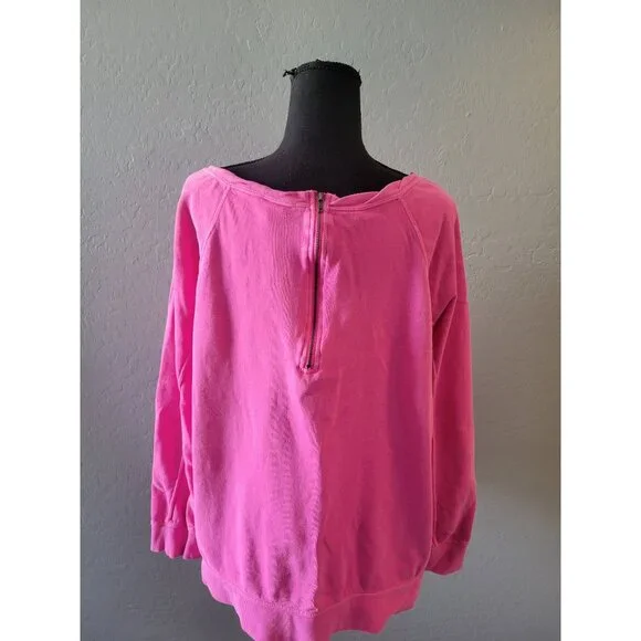 Torrid Pink Crew Neck Sweater - Picture 4 of 9